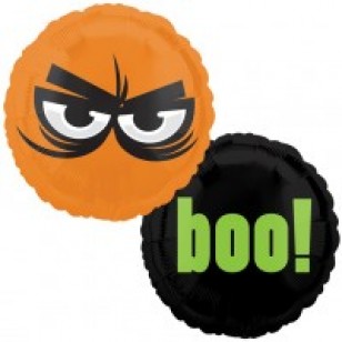 Boo Eyes Double Sided Halloween Balloon Boo Eyes Double Sided Halloween Balloon